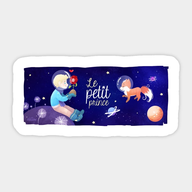 Le Petit Prince Sticker by LadyAlouette